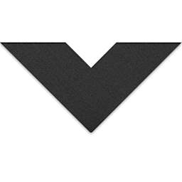 American Vintage Artcare Matboard - 20" x 32", Black Denim