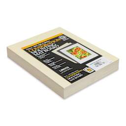 Lineco Conservation Matboard - Cream, 4 ply, Pkg of 25, 8" x 10"