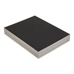 Lineco Conservation Matboard - Black, 4 ply, Pkg of 25, 8" x 10"