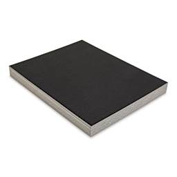 Lineco Conservation Matboard - Black, 4 ply, Pkg of 25, 11" x 14"