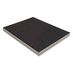 Lineco Conservation Matboard - Black, 4 ply, Pkg of 25, 16" x 20"