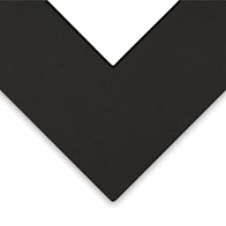 Closeup of Bainbridge Novacore Matboard - Black with Black Core