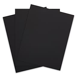 Crescent Textured Black Art Boards - Pkg of 3, 11" x 14"