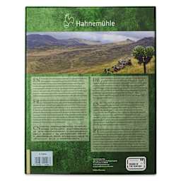 Hahnemühle Hemp FineArt Inkjet Paper - 8-1/2" x 11", Pkg of 25, back of packaging
