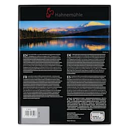 Hahnemühle Photo Rag Gloss Baryta FineArt Inkjet Paper - 8-1/2" x 11", Pkg of 25, back of packaging