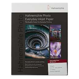 Hahnemühle Photo Silk Baryta X 310 Inkjet Photo Paper - 8-1/2" x 11", Pkg of 25, front of packaging