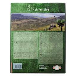 Hahnemühle Sugar Cane FineArt Inkjet Paper - 8-1/2" x 11", Pkg of 25, back of packaging