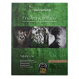 Hahnemühle Sugar Cane FineArt Inkjet Paper - 8-1/2" x 11", Pkg of 25, front of packaging