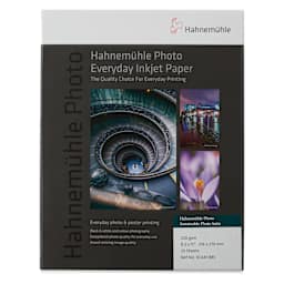 Hahnemühle Sustainable Satin Inkjet Paper - 8-1/2" x 11", Pkg of 25, front of packaging
