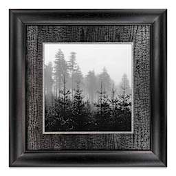 Nielsen Bainbridge Arbor Woodgrain Matboard - 32" x 40", Obsidian Blaze, mat framed