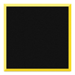 Crescent BriteCore Matboard - 32" x 40", Black on Yellow