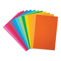 Hygloss Bright Tag Pack - 11" x 17", Pkg of 48, sheets fanned out