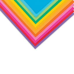 Hygloss Bright Tag Pack - 8-1/2" x 11", Pkg of 96, colored sheets