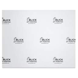 Blick Deluxe White Posterboard - Back of One-sided White Posterboard