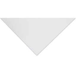 Blick Deluxe White Posterboard - Closeup of corner of One-sided White Posterboard