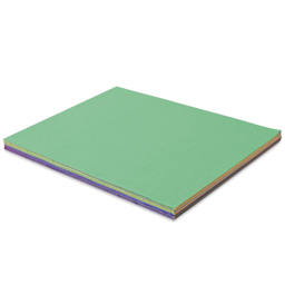 Pacon Railroad Board - 22" x 28" x 4 Ply, Assorted, 100 Sheets, out of packaging