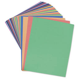 Pacon Railroad Board - 22" x 28" x 4 Ply, Assorted, 25 Sheets