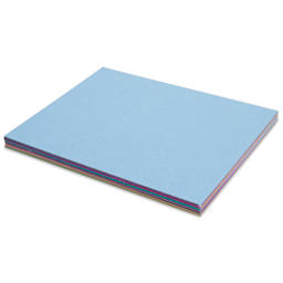 Pacon Railroad Board - 11" x 14" x 4 Ply, Assorted, 50 Sheets