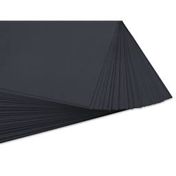 Pacon Railroad Board - 22" x 28" x 6 Ply, Black, 100 Sheets, sheets fanned out
