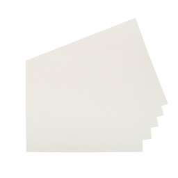 Pacon Poster Board 5-Sheet Pack, 11 in x 15 in, White