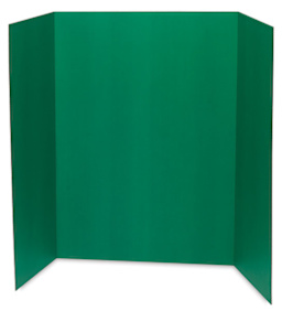 Pacon Colored Trifold Presentation Board - 48" x 36", Green