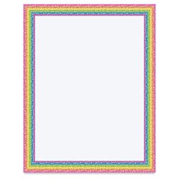 Royal Brites Ultra-Brite Glitter Frame Poster Board - Rainbow Glitter, 22" x 28"