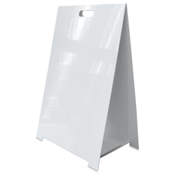 Flipside Plastic Marquee Easel - White, 35-1/2" x 23"