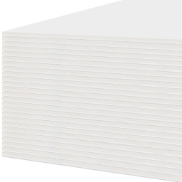 White Foam Board - 30" x 40" x 1/2", Pkg of 25