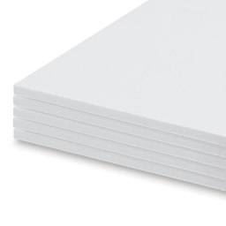 White Foam Board - 8" x 10" x 3/16", Pkg of 5 Sheets