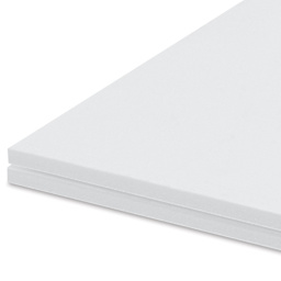 White Foam Board - 18" x 24" x 3/16", Pkg of 2 Sheets