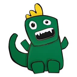 Pacon UCreate Colored Foam Board - 20" x 30", 3/16", Pkg of 10, dinosaur made from foam board