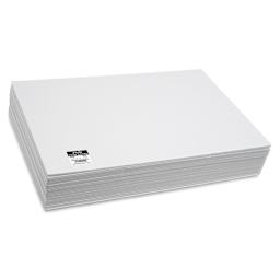 Pacon Ucreate White Foam Boards - 20" x 30", 3/16", Pkg of 25, stacked onto each other