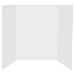 Fome-Cor Pro Folding Foam Pres Board - Tri-Fold, White, 28" x 40" x 3/16", unfolded