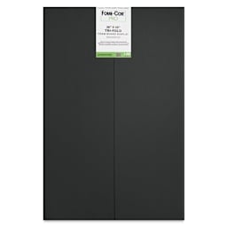 Fome-Cor Pro Folding Foam Pres Board - Tri-Fold, Black, 36" x 48" x 3/16", in packaging