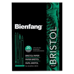 Bienfang Bristol Pad - 9" x 12", Vellum, 20 Sheets, front cover