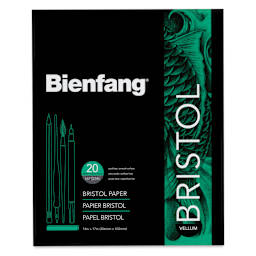 Bienfang Bristol Pad - 14" x 17", Vellum, 20 Sheets, front cover