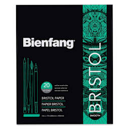 Bienfang Bristol Pad - 14" x 17", Smooth, 20 Sheets, front cover