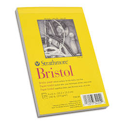 Strathmore 300 Series Bristol Pad - 4" x 6", Vellum, 20 Sheets