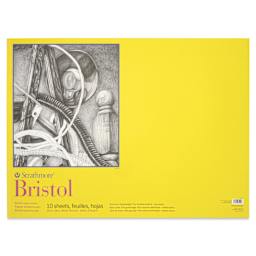Strathmore 300 Series Bristol Pad - 22" x 30", Vellum, 10 Sheets, front