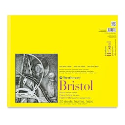 Strathmore 300 Series Bristol Pad - 14" x 17", Vellum, 20 Sheets