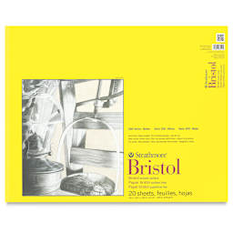 Strathmore 300 Series Bristol Pad - 19" x 24", Smooth, 20 Sheets