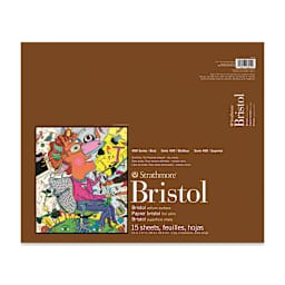 Strathmore Bristol Pad - 14" x 17", Vellum, front of the pad