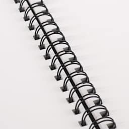 Strathmore 300 Series Bristol Hardcover Wirebound Art Book - 8-1/2" x 11", close up