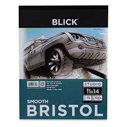 Blick Bristol Pad - 11" x 14", Smooth, 15 Sheets