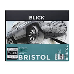 Blick Bristol Pad - 19" x 24", Smooth, 15 Sheets