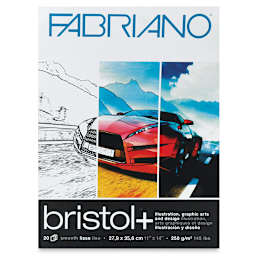 Fabriano Bristol+ Pads - 11" x 14", 20 Sheets