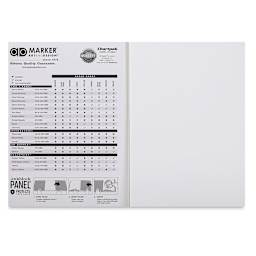 Chartpak Ad Marker Pads - Inside 7" x 10" pad showing Inkblock panel