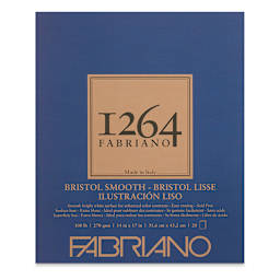 Fabriano 1264 Bristol Pad - 14" x 17", Smooth