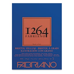 Fabriano 1264 Bristol Pad - 9" x 12", Vellum