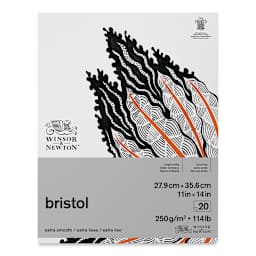 Winsor & Newton Bristol Paper Pad - 11" x 14", 20 Sheets